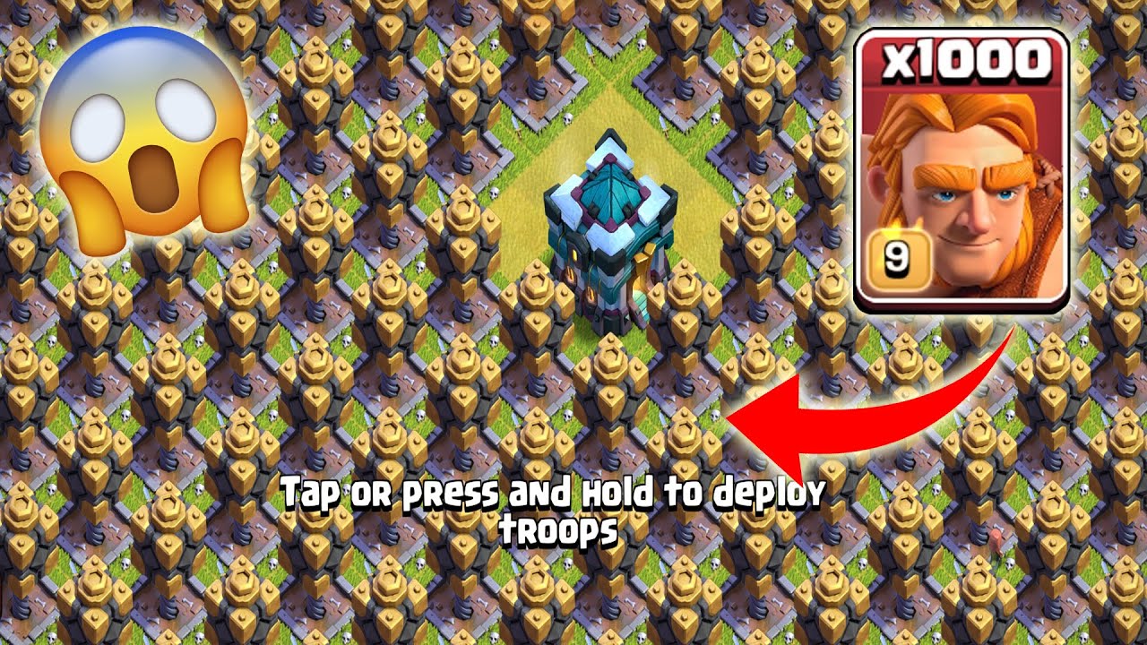 Max Crushers vs Max Super Giant x1000 | Clash of Clans | *Epic Attack* | Battle Gaming