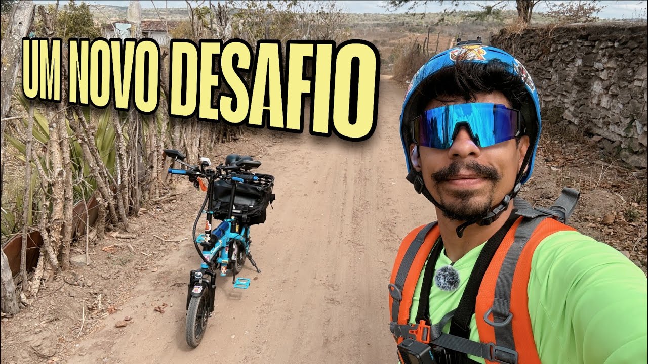 VLOG: SUBINDO E DESCENDO LADEIRAS COM MINHA E-BIKE NUDA #shopee #ebike 
