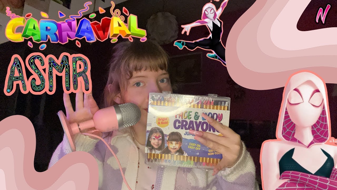 TE MAQUILLO COMO SPIDER-GIRL🕷️🩷 || Nayk 15 || Asmr || Español || Especial Carnaval