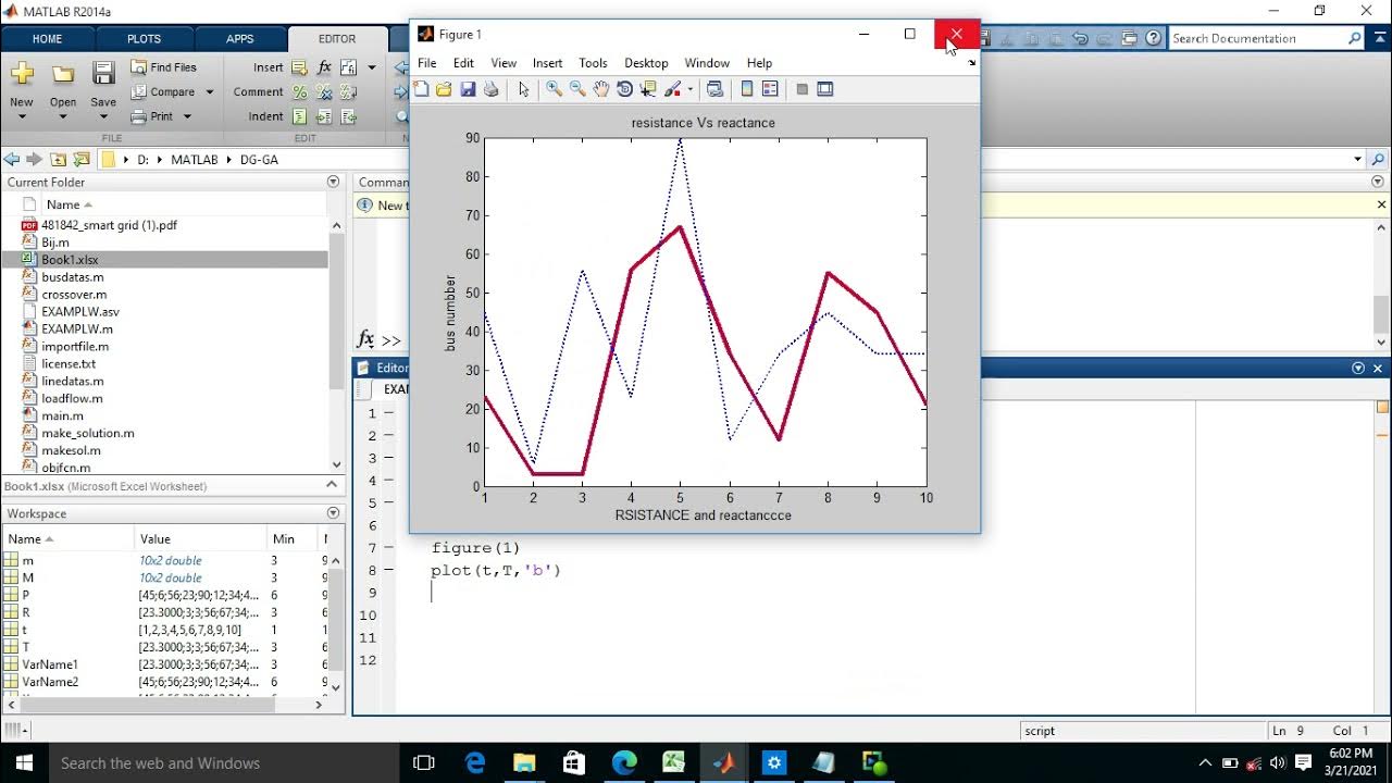 importing excel file to MATLAB - YouTube