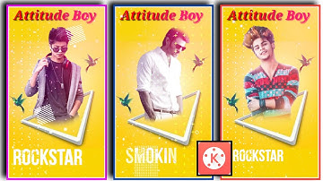 New killing attitude whatsapp status video editing in KineMaster || whatsapp status editing video