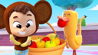 Apples And Bananas, Fruits Song and Preschool Rhyme for Babies