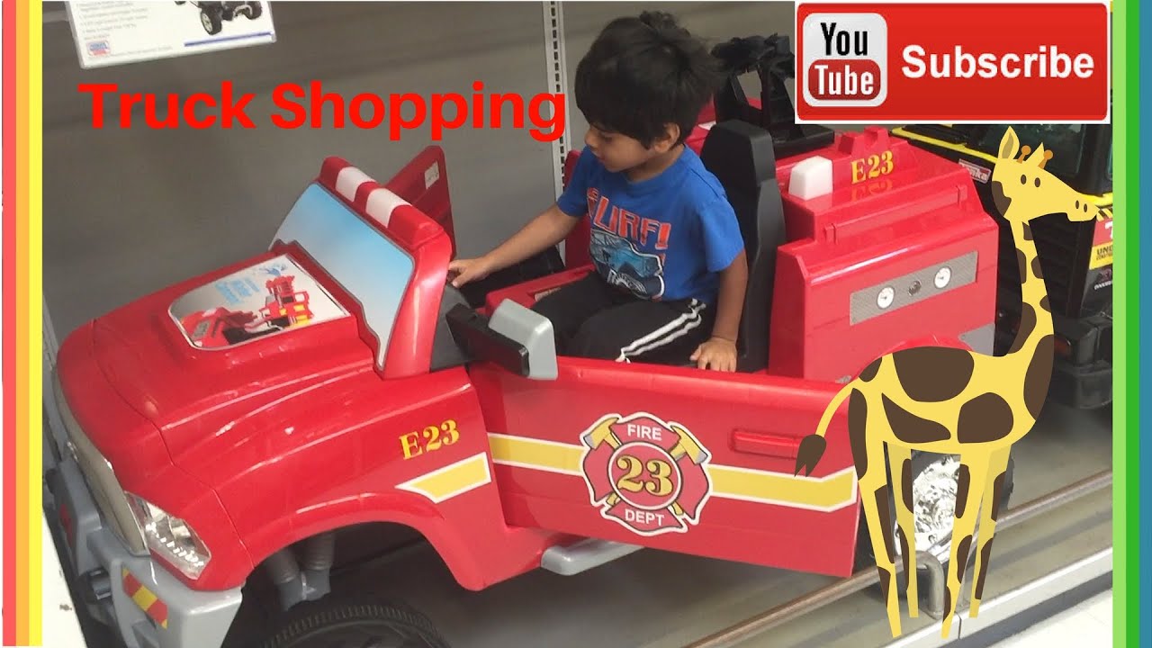 power wheels fire truck battery