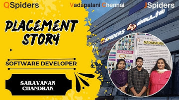 Success story of OUR STUDENTS as a software Engineer  Qspiders vadapalani Chennai.
