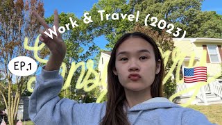 BKK - NYC เดินทางไปอเมริกา 24 ชม. 🇺🇸 | work and travel 2023 ep.1