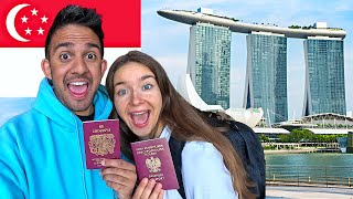 Arriving Into Singapore for the FIRST TIME 🇸🇬 We Can't Believe This Is Singapore!