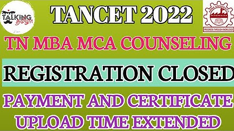 TANCET 2022 || REGISTRATION CLOSED || PAYMENT AND CERTIFICATE UPLOAD TIME EXTENDED||@talkingtamila