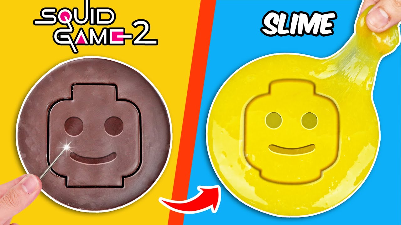 I Made LEGO Dalgona Candy in SQUID GAME | FUNZ Bricks