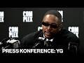 YG Responds To Drake Name Dropping Him and Gives His Gentleman's Club Tips | Press Conference