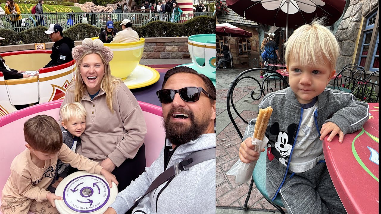 Magical First Time At Disneyland! | Favorite Rides, Rainy Carnation Cafe Lunch & First Disney Churro