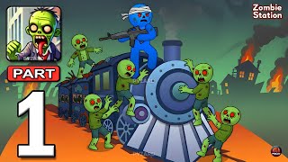 Zombie Station - Gameplay Walkthrough Part 1 - Zombie Train Survival (Android, iOS) screenshot 2