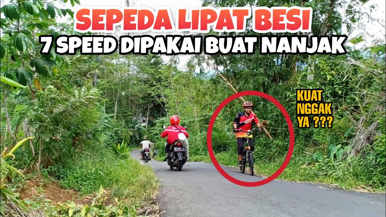 APA BISA SEPEDA LIPAT 1 JUTAAN DIPAKAI BUAT NANJAK 