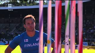 Suomi-Ruotsi maaottelu 2013 - Miesten keihäs - 50 fps