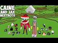 SURVIVAL BEST NEXTBOTS COMPILATION inside GIANT CAINE &amp; JAX BASE in Minecraft Gameplay Coffin Meme