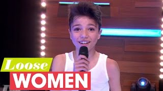 Junior Andre Performs Mysterious Girl With Mum Katie Price | Loose Women