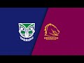 NRL 2024 Warriors V Broncos Full Match Replay Round 17 NRL 2024 Warriors V Broncos Full Match Replay Round 17