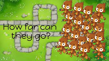 How far can a horde of 0-0-0 Dart Monkeys survive?