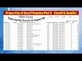 Proper Use of Excel Formulas Part 3 || SumIf and SumIfs