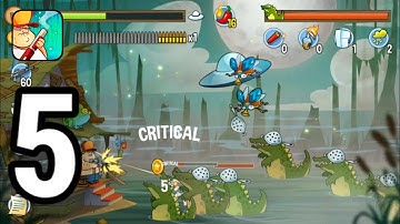 Swamp Attack - Gameplay Walkthrough Part 5 | Episode 2, Levels 7-12 (Android, iOS)