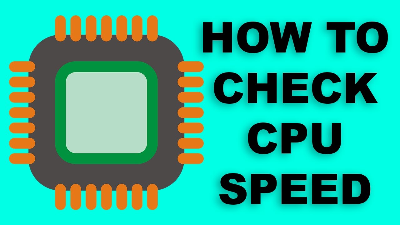 How to Check CPU Speed YouTube
