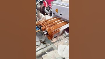 The debugging process of wood plastic wallboard mold #machine #tools #wpc #technology