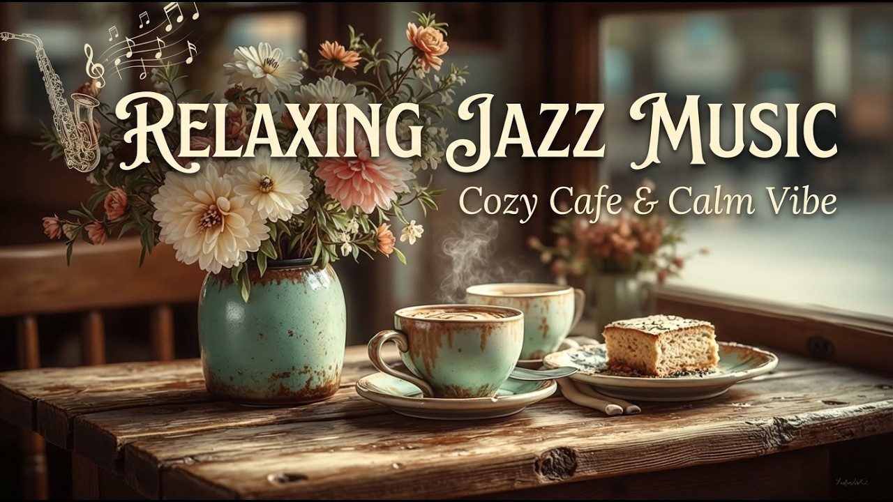 Расслабляющий весенний джаз и атмосфера кофейни - Музыка для работы и учебы
