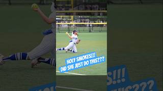 🥎 ORANGE BEACH 3B GOES FULL ELITE MODE 😱#softball #shorts