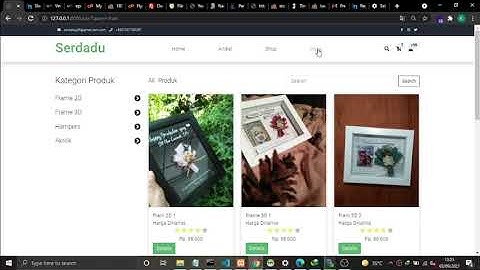 Demo - Website E-commerce (Toko Online) -  laravel 8