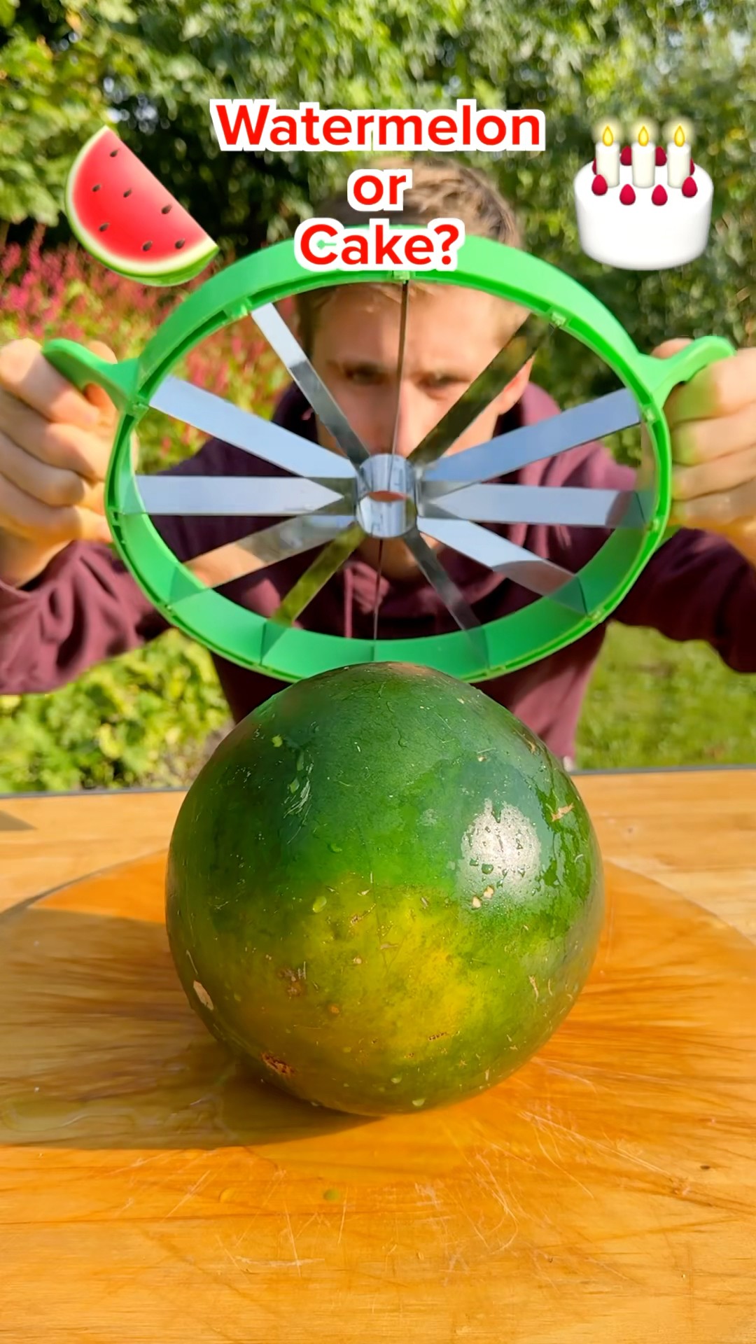 Do you think this is cake ? or watermelon?