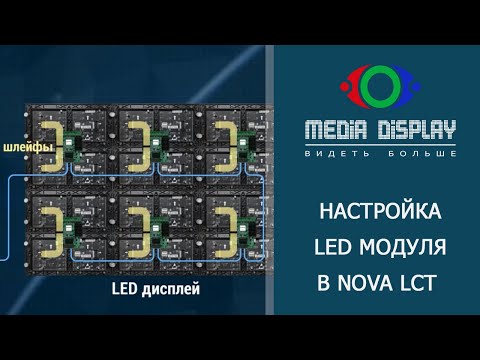 Настройка светодиодного модуля в Nova LCT