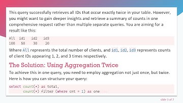 Unlocking SQL: Mastering the COUNT Function with Aggregation in PostgreSQL