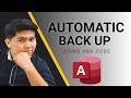 How to create auto backup in microsoft access