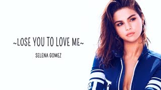 Selena gomez - lose you to love me ...