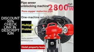 Professional Sewage Pipe Dredging Tool Universal Special Tool for Electric Toilet Blockage Snake Dra