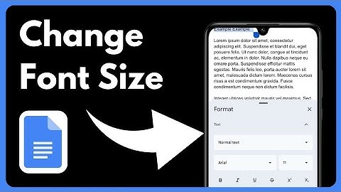 How To Change Font Size On Google Docs Mobile (2024)
