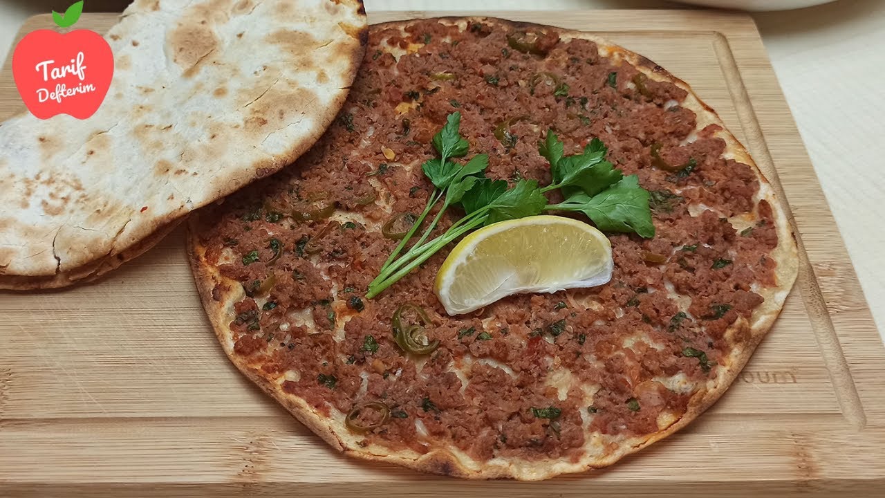 EN KOLAY TARİF | Lavaştan Lahmacun Yapımı | Evde Lahmacun Nasıl Yapılır? | Yemek Tarifleri