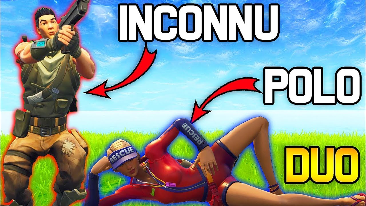 VAIS-JE CARRY CET INCONNU AU TOP 1 SUR FORTNITE BATTLE ROYALE ?