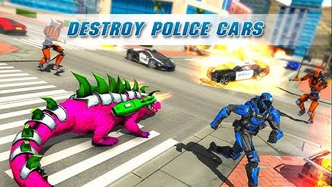 Real Robot Crocodile Simulator- Robot transform Games #Part-03 Android Gameplay FHD.