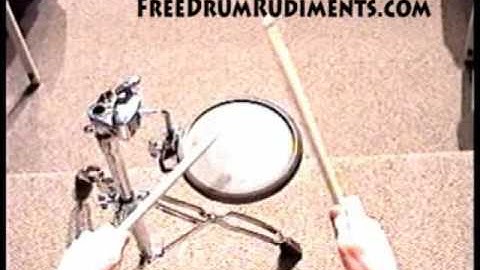 Drum Rudiments #28 - Swiss Army Triplet - FreeDrumRudiments.com