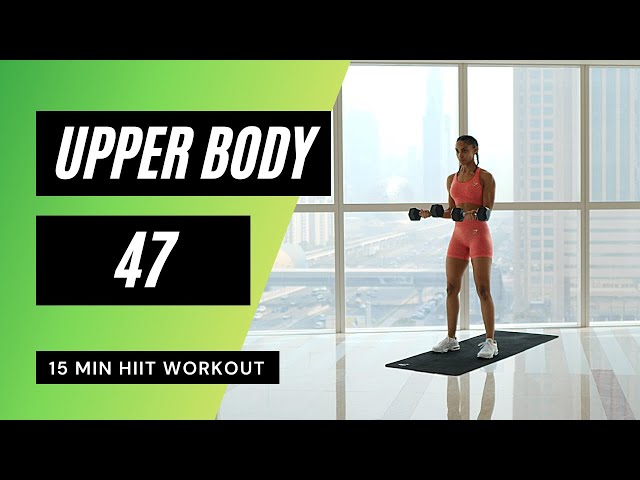 15 minute At Home Upper Body Workout // hiit