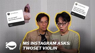 Do Brett and Eddy from TwoSet Violin ever fight? | MS IG Asks