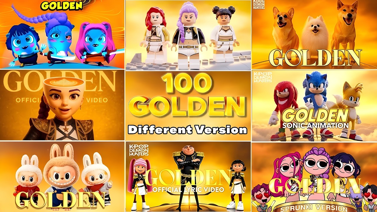 Song 'GOLDEN' Huntr/x Through Different Versions ~ Guess The Song Golden KPOP DEMON HUNTERS !🎧