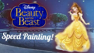 Speed Painting! - Belle @GeekyCoupleCarnage
