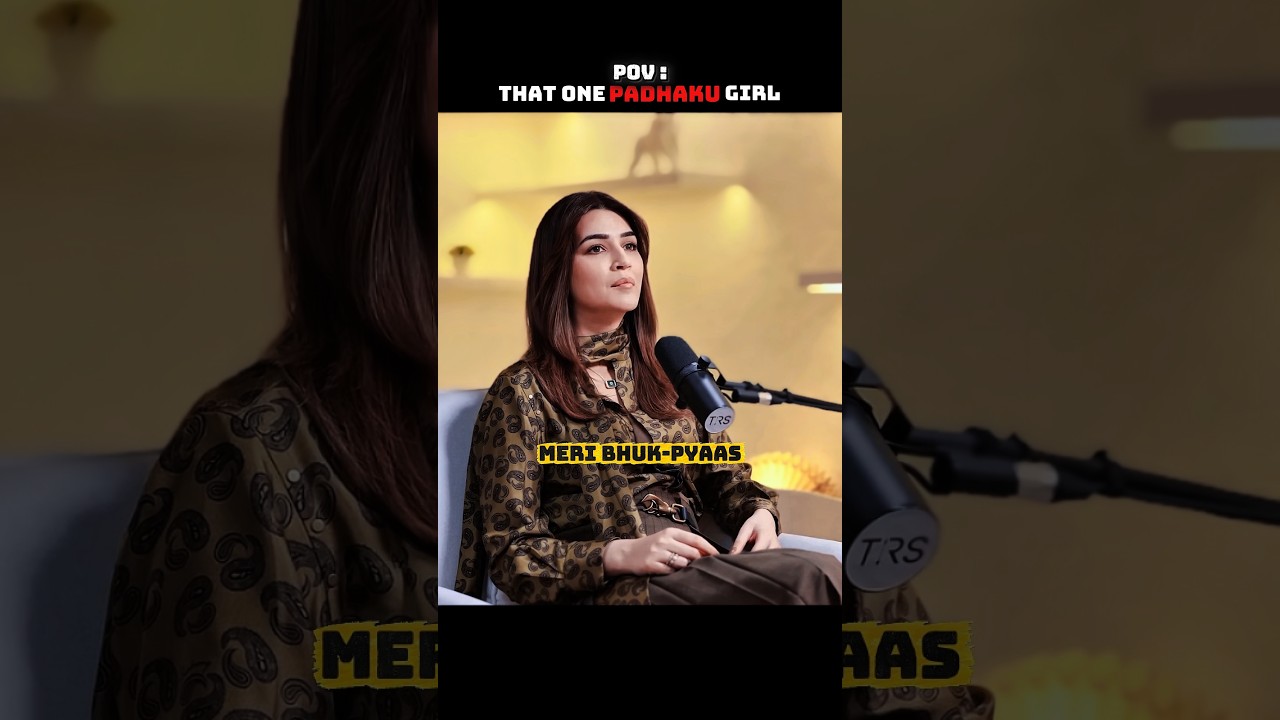 The Most Dedicated Student Ever 💀 #kritisanon  #bollywood #podcast #viral #shorts