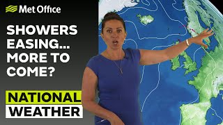 20/06/23 - Showers easing but more to come? – Evening Weather Forecast UK – Met Office Weather image
