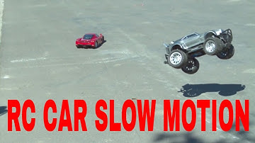 RC TOY CAR ACTION IN SLOW MOTION (150 MPH)