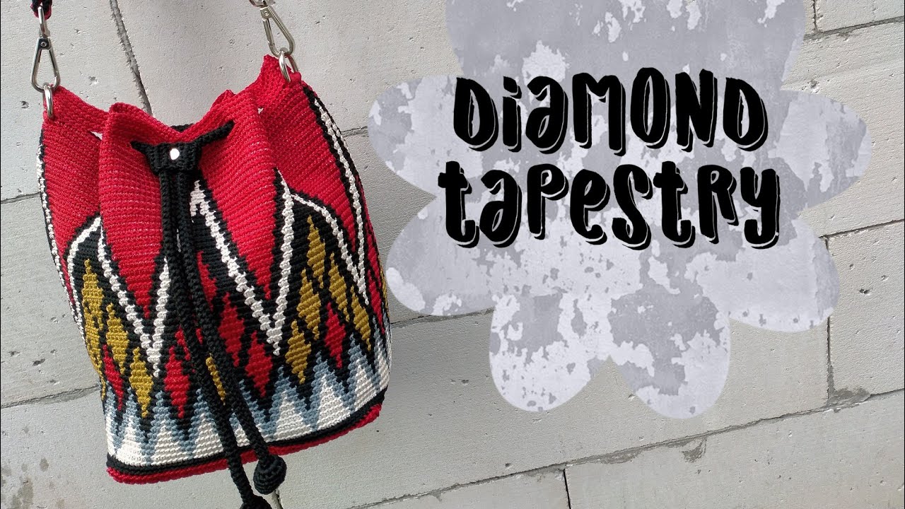 Full Crochet Tutorial cara membuat tas rajut Tapestry Full Crochet Tutorial cara membuat tas rajut Tapestry