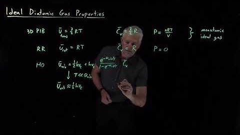 Ideal Diatomic Gas Properties