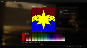 Call of Duty Black Ops 4 | Emblem Tutorial | Captain Marvel logo