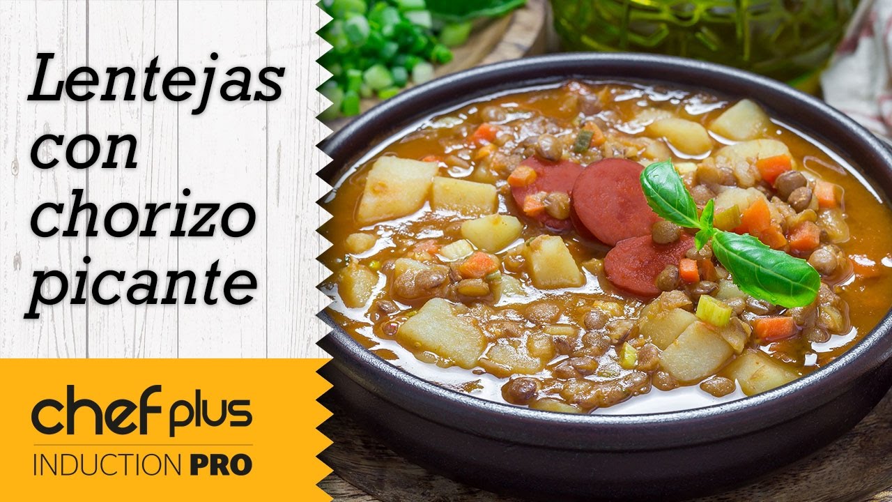 Unas calentitas lentejas con chorizo para este frío Unas calentitas lentejas con chorizo para este frío
